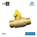 1/2′′-1′′ Inch Butterfly Type Handle Double Male Thread Brass Ball Valve